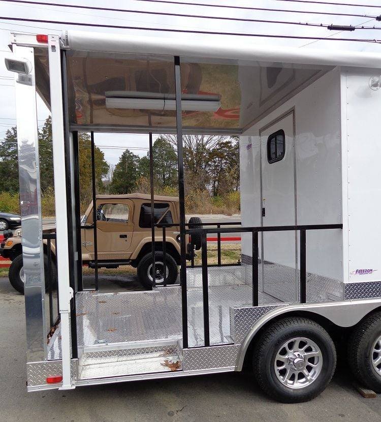 Concession Trailer 8.5’x20′ White – Food Event Catering BBQ Smoker — photo 8