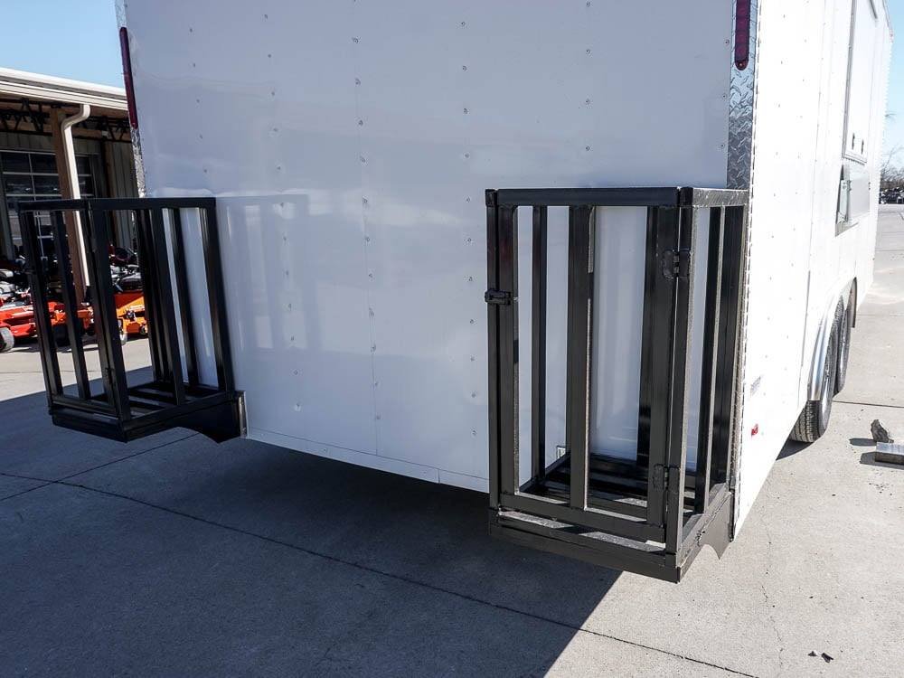 Concession Trailer 8.5×20 White Vending Trailer — photo 10