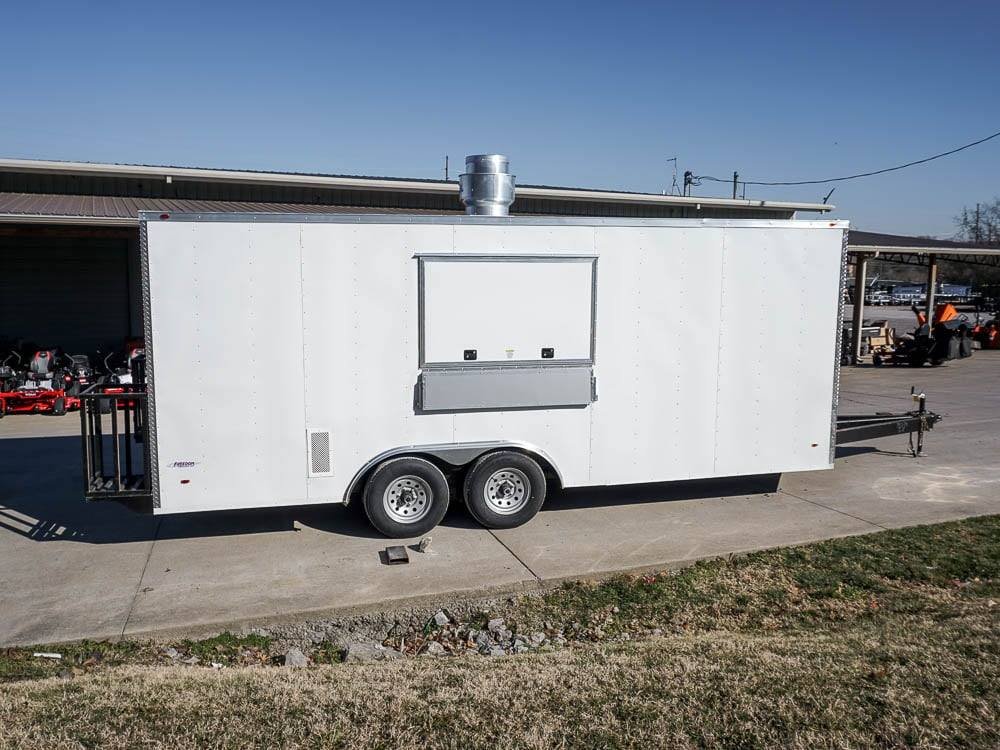 Concession Trailer 8.5×20 White Vending Trailer — photo 13