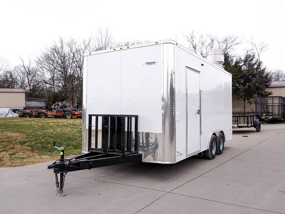 Concession Trailer 8.5×18 White Custom- Event Catering — photo 2