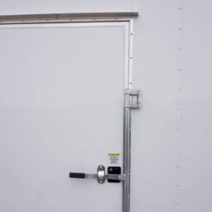 8.5 x 18 White Custom Trailer with 8-foot commercial grease hood - view 13