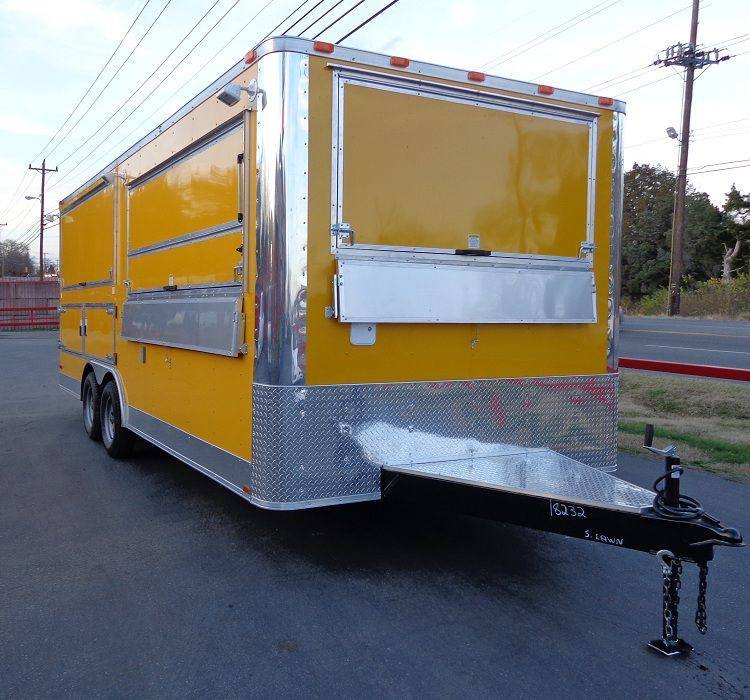 Concession Trailer 8.5’x20′ Yellow – Event Catering Vending Food — photo 5