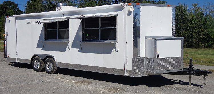 Concession Trailer 8.5’x24′ White – Food Catering Event Vending — photo 6