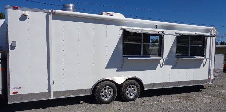 Concession Trailer 8.5’x24′ White – Food Catering Event Vending — photo 2
