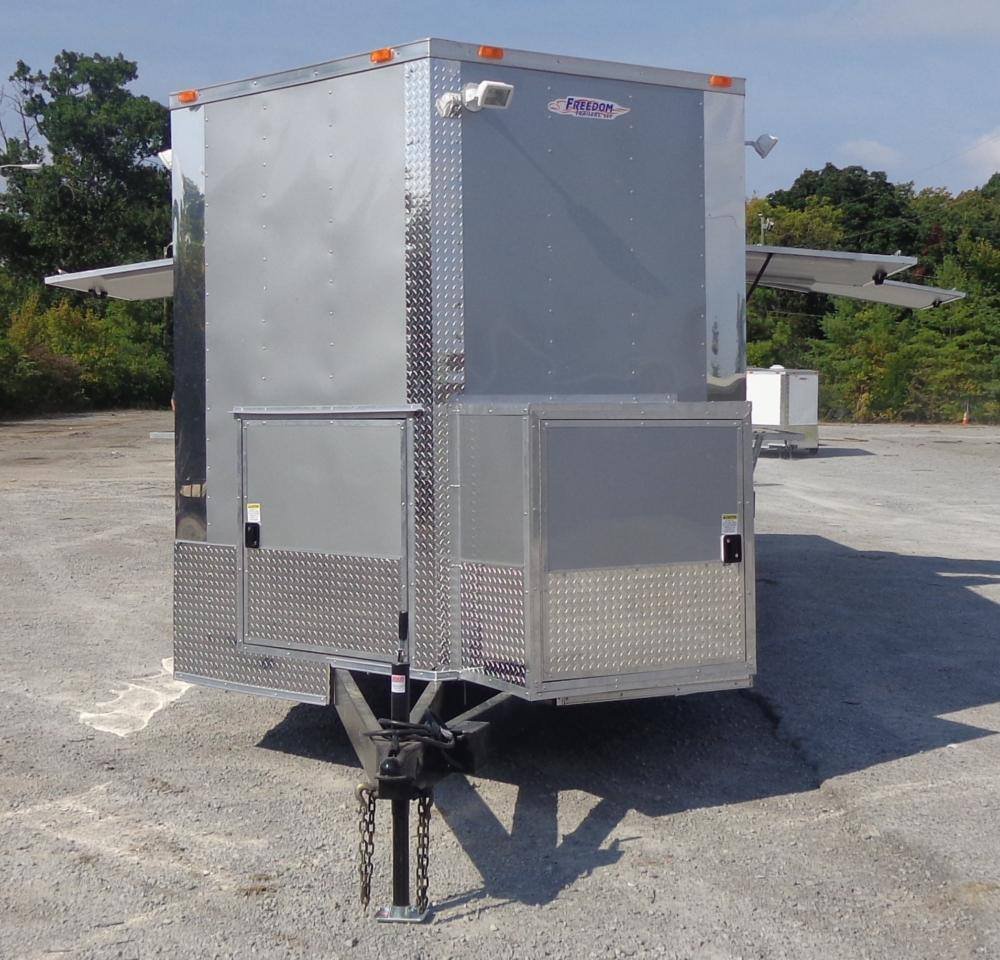 Concession Trailer 8.5′ x 24′ Silver – Vending Food Catering Kitchen — photo 10