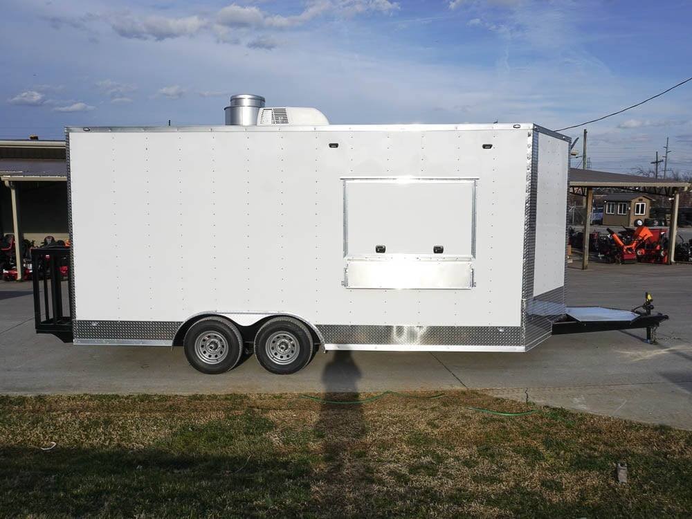 Concession Trailer 8.5′ X 18′ White Food Event Catering — photo 9