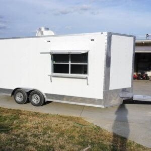 Concession Trailer 8.5' X 18' White Food Event Catering