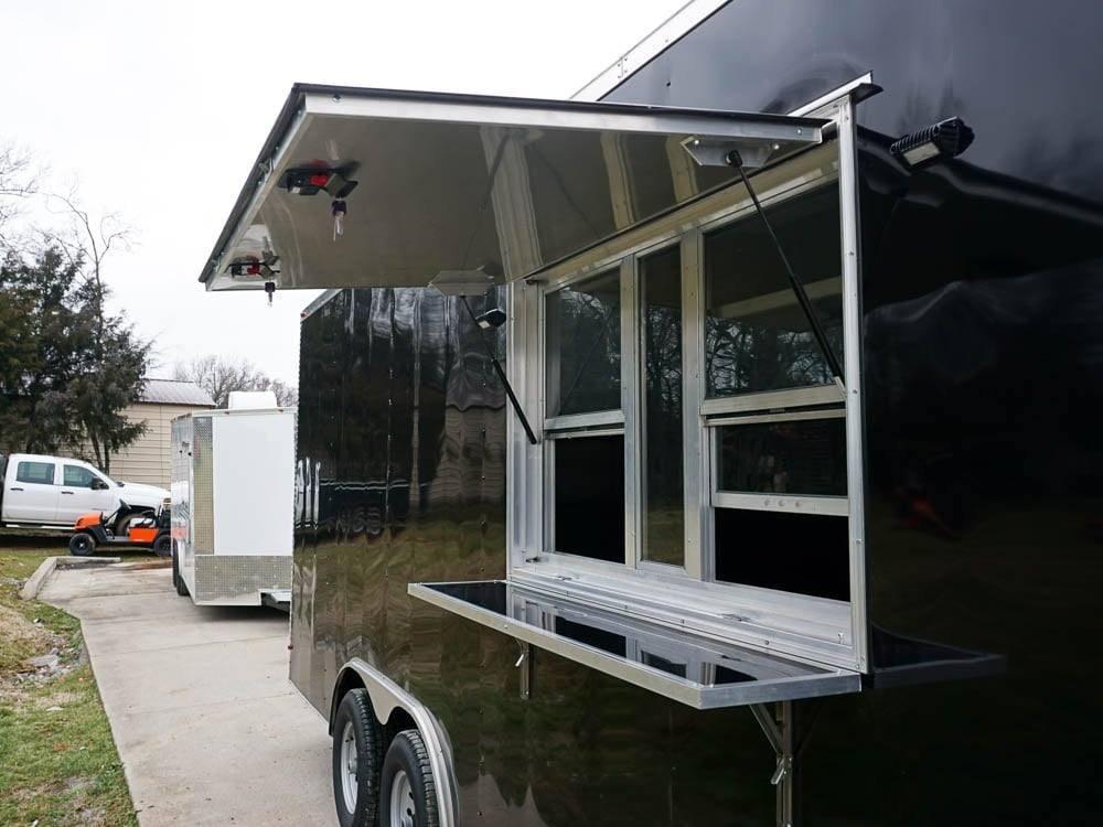 8.5′ x 20′ Concession Food Trailer Black Event Catering Elite — photo 9