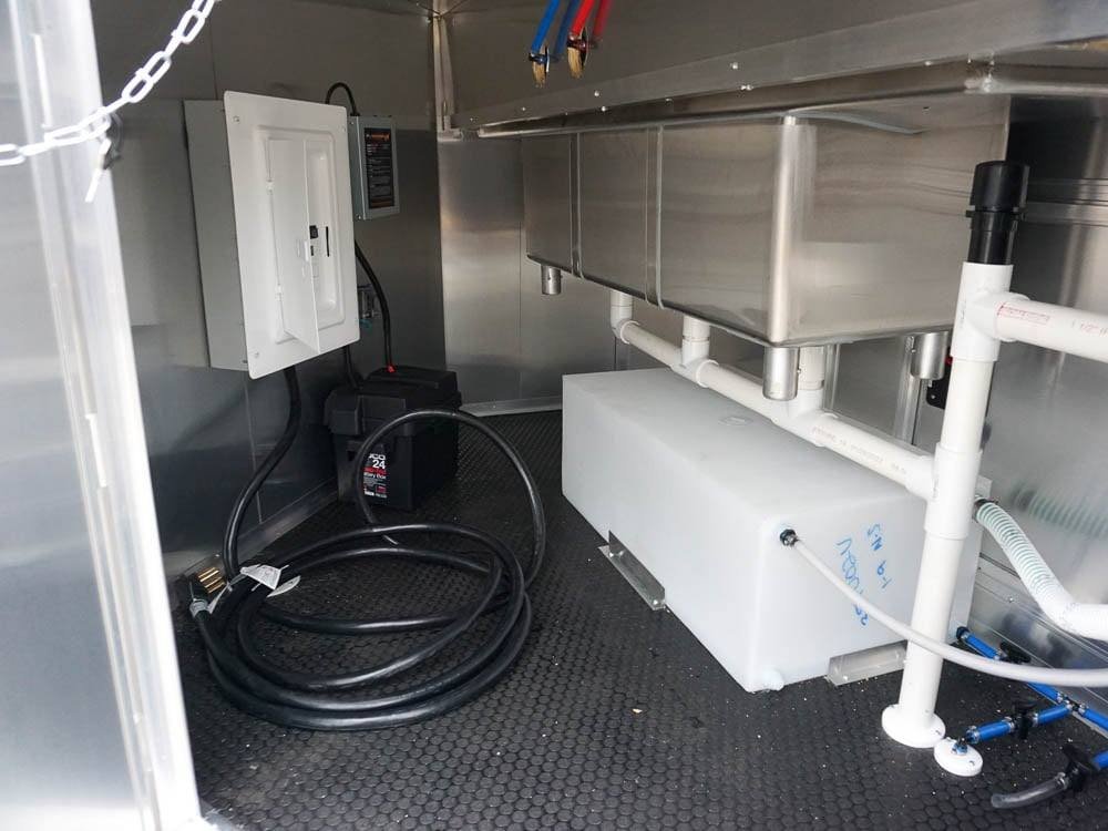 8.5′ x 20′ Concession Food Trailer Black Event Catering Elite — photo 13