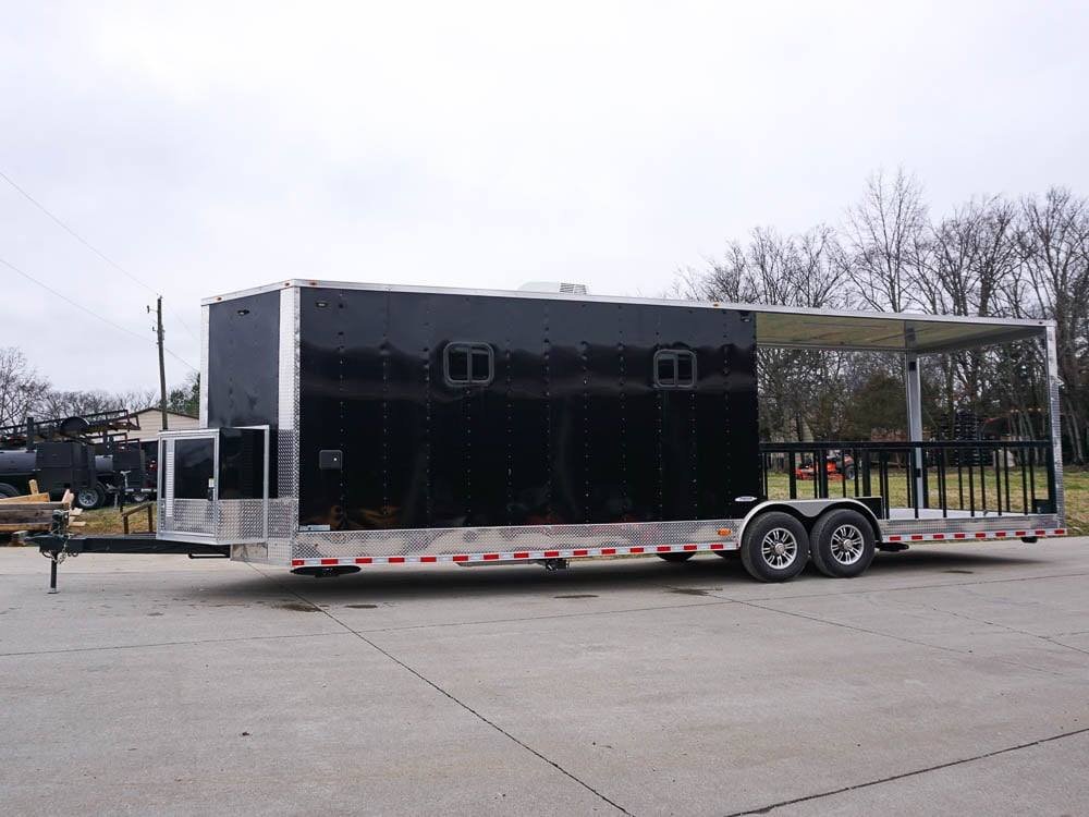 Concession Trailer 8.5′ x 30′ Custom BBQ Porch Event Catering — photo 3