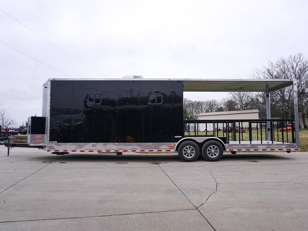 Concession Trailer 8.5′ x 30′ Custom BBQ Porch Event Catering — photo 4