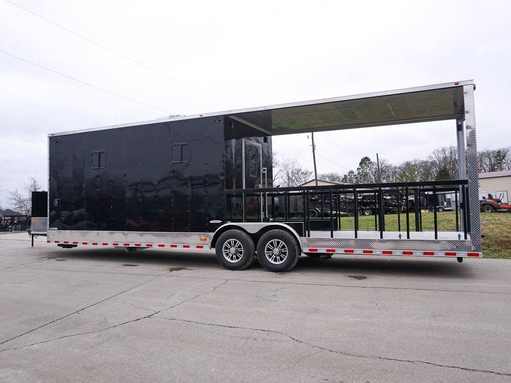 Concession Trailer 8.5′ x 30′ Custom BBQ Porch Event Catering — photo 5