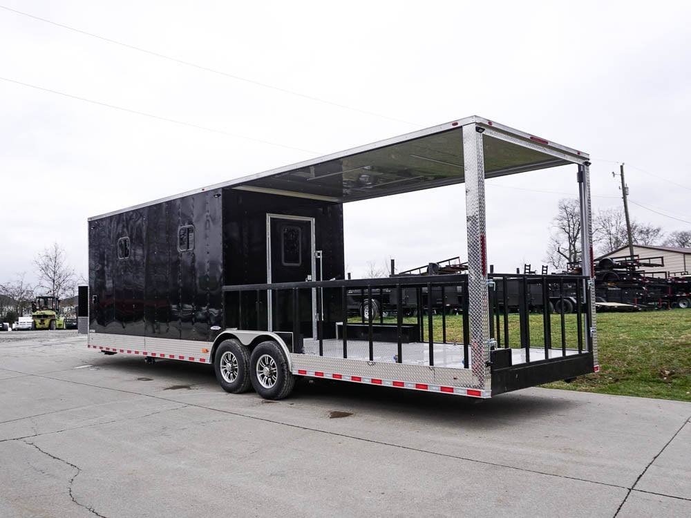 Concession Trailer 8.5′ x 30′ Custom BBQ Porch Event Catering — photo 6