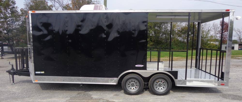 Concession Trailer 8.5’x20′ Black – BBQ Smoker Enclosed Food Kitchen — photo 6