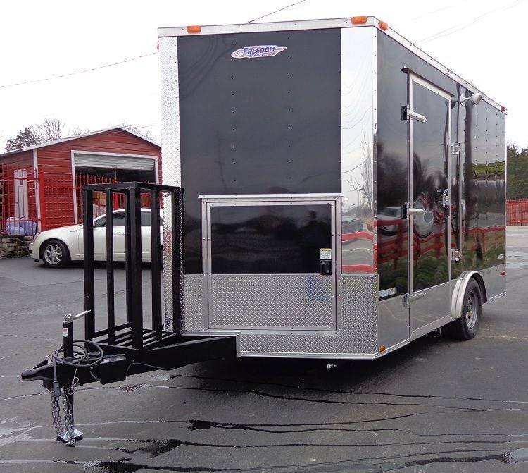 Concession Trailer 8.5’x12′ Black – Food Catering Event Vending — photo 5
