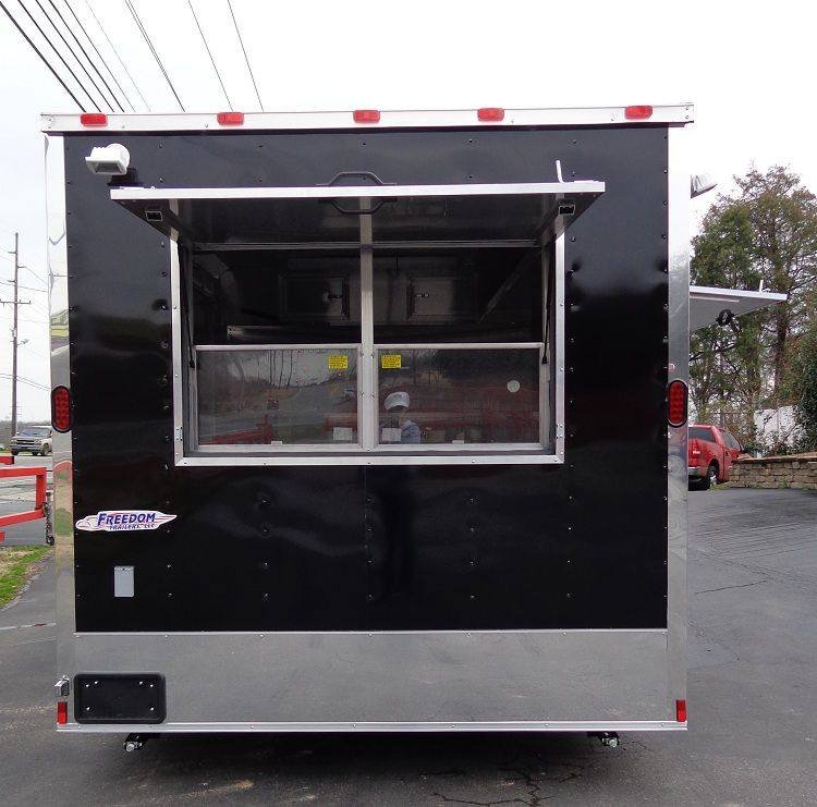 Concession Trailer 8.5’x12′ Black – Food Catering Event Vending — photo 4