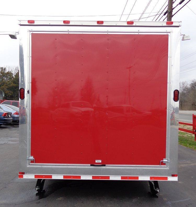 Concession Trailer 8.5′ x 28′ Red – BBQ Smoker Event Food Catering — photo 8