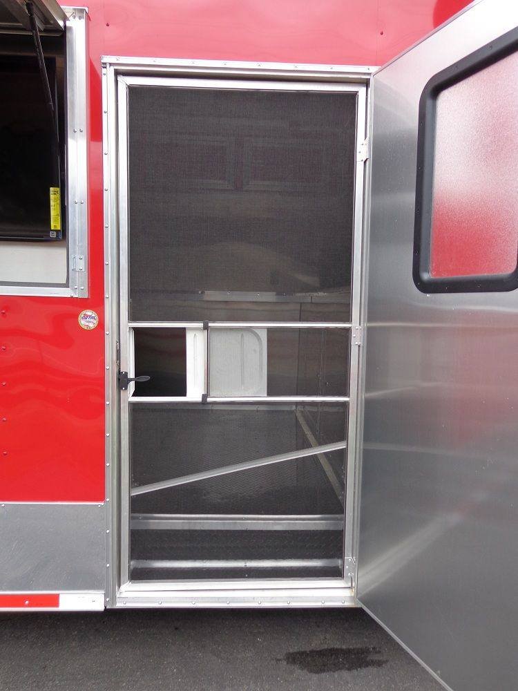 Concession Trailer 8.5′ x 28′ Red – BBQ Smoker Event Food Catering — photo 15