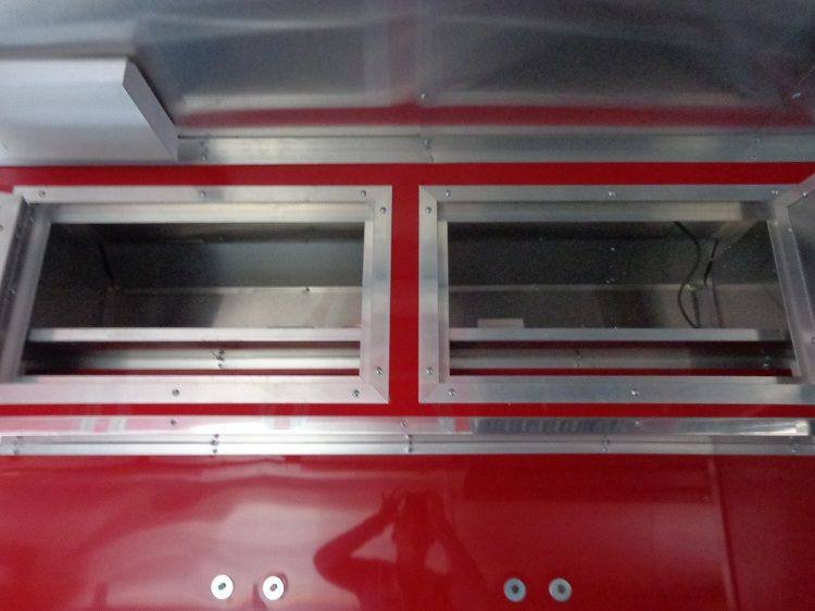 Concession Trailer 8.5′ x 28′ Red – BBQ Smoker Event Food Catering — photo 12