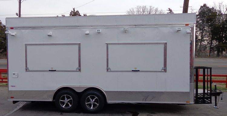 Concession Trailer 8.5’x20′ White – Vending Event Food Catering — photo 3