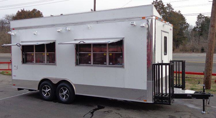 Concession Trailer 8.5’x20′ White – Vending Event Food Catering — photo 4