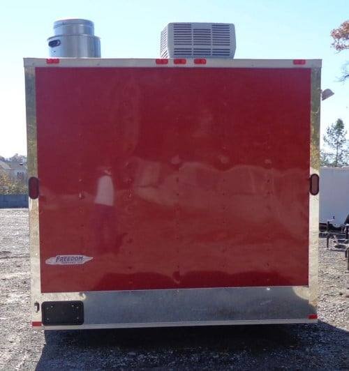 8.5′ x 16′ Red Catering Event Concession Food Trailer — photo 2
