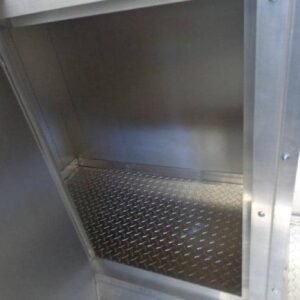 8.5 x 16 red event trailer with ergonomic counters - view 15