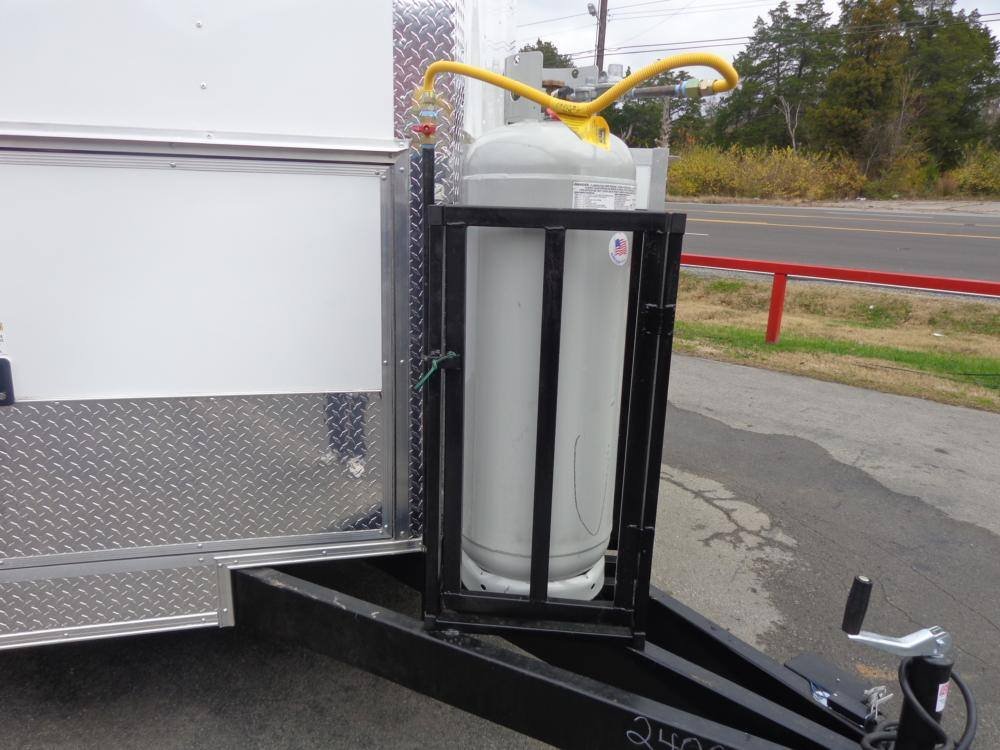 Concession Trailer 8.5’x24′ White Custom BBQ Event Catering — photo 3