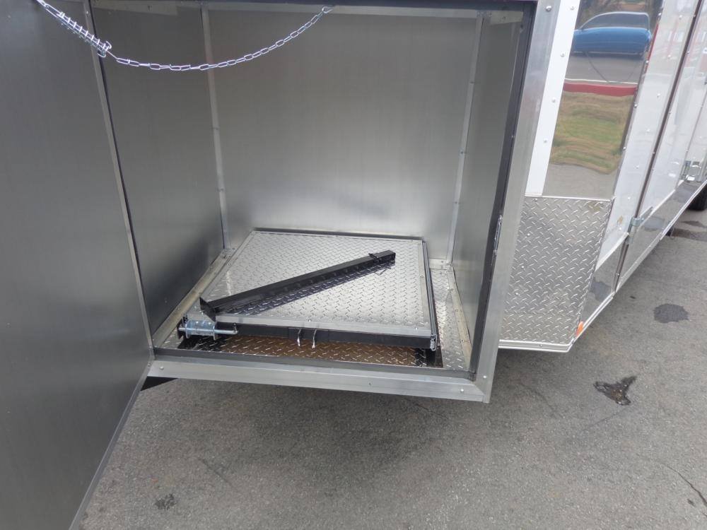 Concession Trailer 8.5’x24′ White Custom BBQ Event Catering — photo 7
