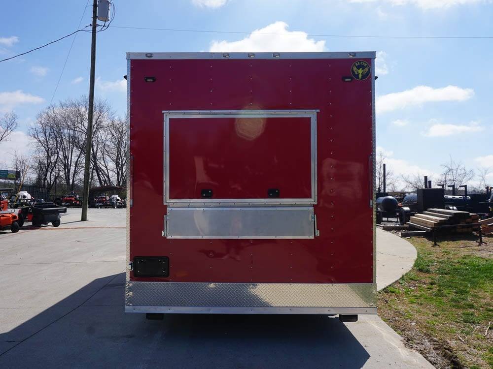 Concession Trailer 8.5′ x 18′ Red Food Event Catering — photo 5
