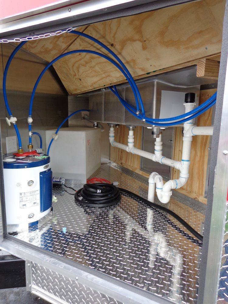 Concession Trailer 8.5’x24′ Red – BBQ Smoker Food Event — photo 13