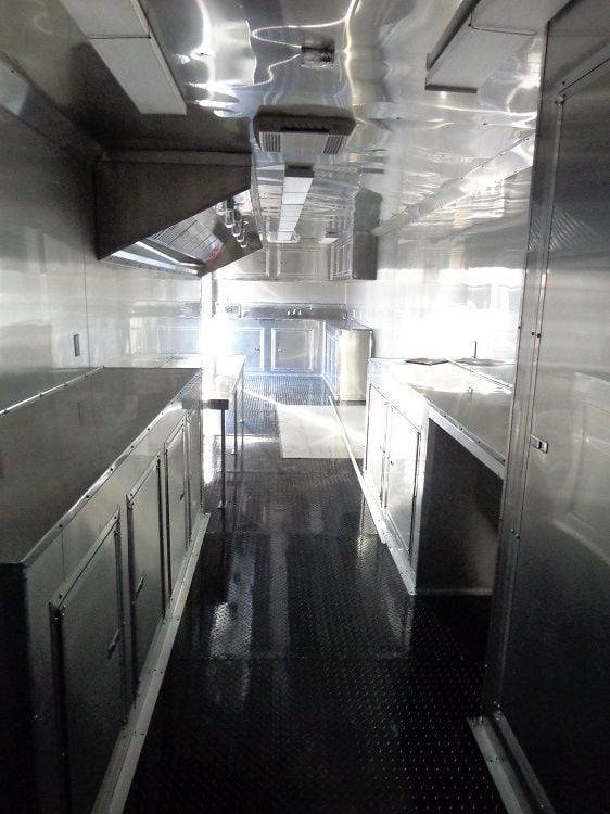 Concession Trailer 8.5’x48′ Food Event Catering – Gooseneck (White) — photo 6