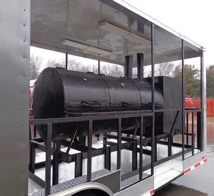 Concession Trailer 8.5’x30′ BBQ Smoker Food Vending (Charcoal Grey) — photo 6