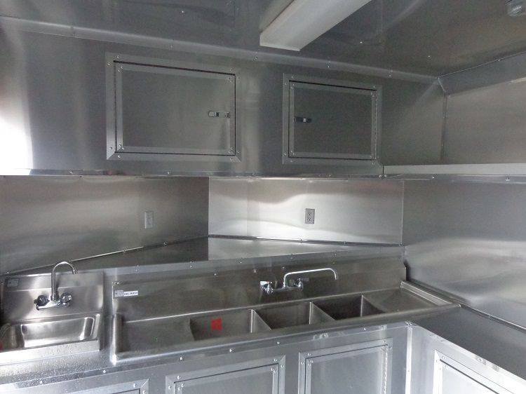 Concession Trailer 8.5’x30′ BBQ Smoker Food Vending (Charcoal Grey) — photo 5