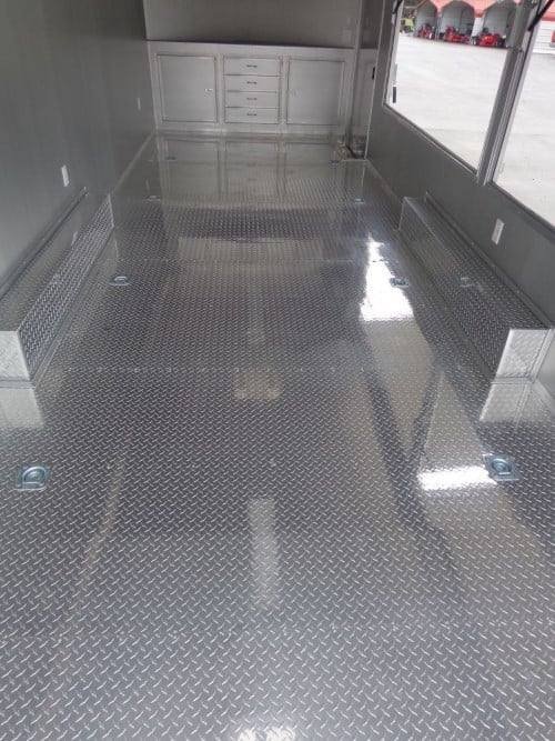 8.5′ x 24′ Enclosed Red Food Trailer Car Hauler Catering Event — photo 5