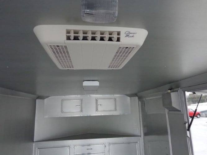 8.5′ x 24′ Enclosed Red Food Trailer Car Hauler Catering Event — photo 3