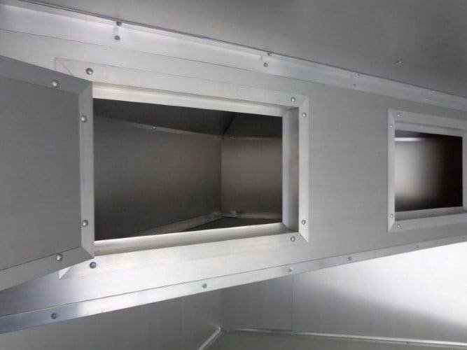 8.5′ x 24′ Enclosed Red Food Trailer Car Hauler Catering Event — photo 9