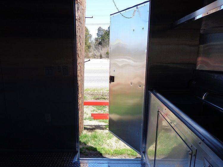 Concession Trailer 8.5′ x 24′ Yellow Enclosed Food BBQ Event Catering — photo 10