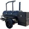250 gallon pull-behind BBQ smoker with counterweighted single door