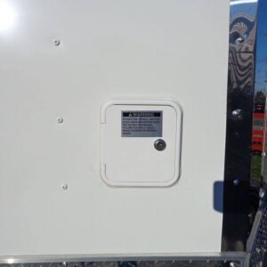 8.5 x 20 White Event Trailer with 10-foot covered porch - view 6
