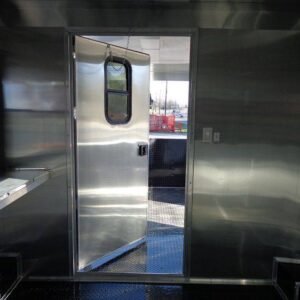 8.5 x 20 White Event Trailer with 10-foot covered porch - view 12