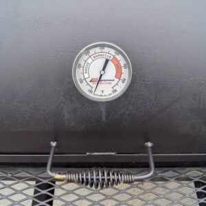 250 gallon charcoal grill smoker with round tongue grill - view 13