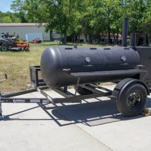 250 gallon reverse flow BBQ trailer on a Gorilla build - view 2
