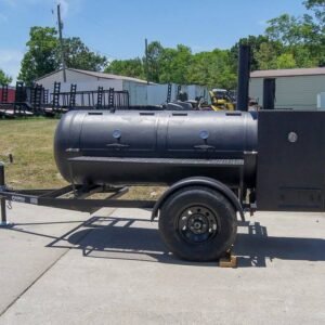 250 gallon reverse flow BBQ trailer on a Gorilla build - view 4