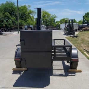 250 gallon reverse flow BBQ trailer on a Gorilla build - view 6