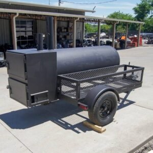 250 gallon reverse flow BBQ trailer on a Gorilla build - view 7
