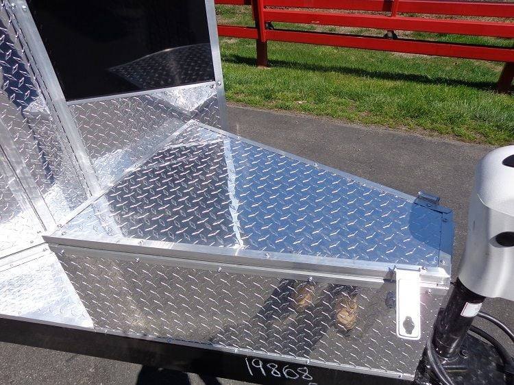 Concession Trailer 8.5’x30′ Event BBQ Smoker Catering (Black & Orange) Restroom — photo 6