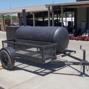250 gallon reverse flow BBQ trailer on a Gorilla build - view 9