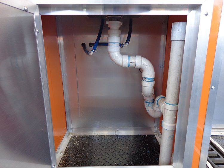 Concession Trailer 8.5’x30′ Event BBQ Smoker Catering (Orange & Black) Restroom — photo 14