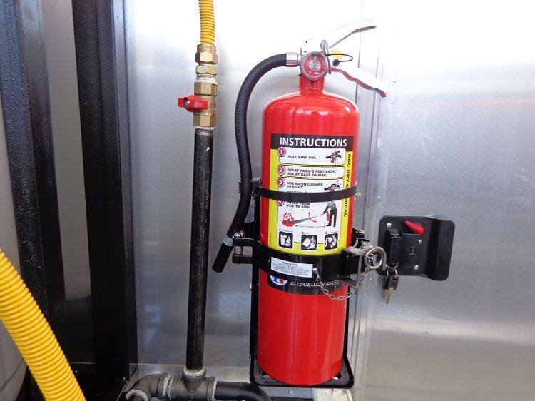 Concession Trailer 8.5’x30′ Event BBQ Smoker Catering (Orange & Black) Restroom — photo 8